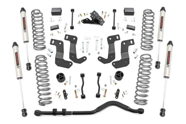 Rough Country - Rough Country Suspension Lift Kit w/Shocks 3.5 in. Lift Incl. Control Arm Drop V2 Monotube Shocks  -  66870 - Image 1