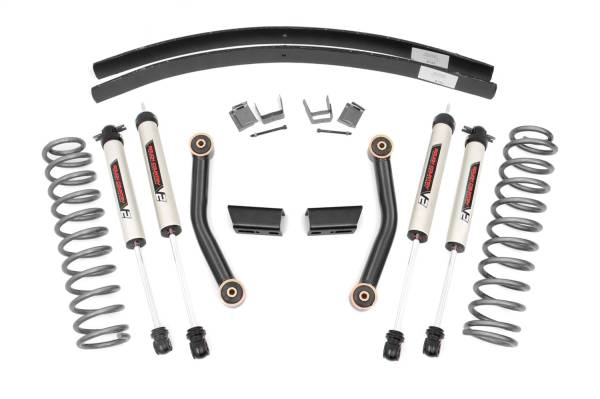 Rough Country - Rough Country Series II Suspension Lift Kit 3 in. Lift Incl. V2 Monotube Shocks Add-A-Leaf And Control Arms  -  670X70 - Image 1