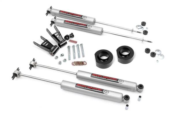 Rough Country - Rough Country Suspension Lift Kit w/Shocks 1.5 in. Easy Bolt-On installation Incl. Hardware Premium N3 Series Shocks  -  68030 - Image 1