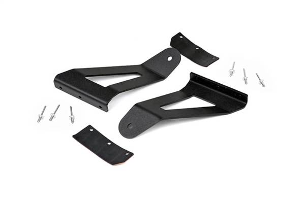 Rough Country - Rough Country LED Light Bar Windshield Mounting Brackets  -  70072 - Image 1