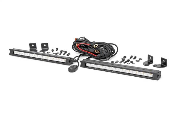 Rough Country - Rough Country Slimline Cree Chrome Series LED Light Bar  -  70410A - Image 1