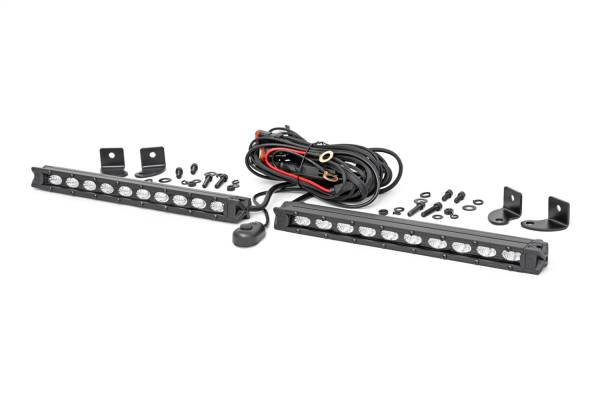 Rough Country - Rough Country Slimline Cree Black Series LED Light Bar  -  70410ABL - Image 1