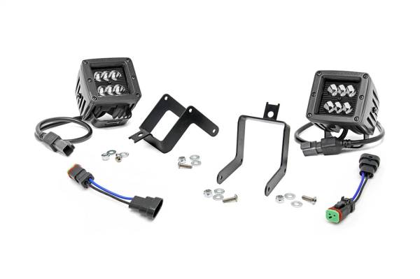 Rough Country - Rough Country Black Series LED Fog Light Kit  -  70622 - Image 1