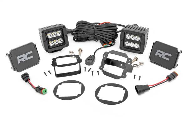 Rough Country - Rough Country Black Series LED Fog Light Kit  -  70623 - Image 1