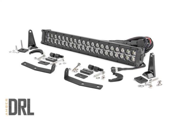 Rough Country - Rough Country LED Bumper Kit Black Light Mount  -  70645DRLA - Image 1