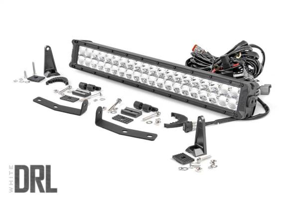 Rough Country - Rough Country LED Bumper Kit Chrome Light Mount  -  70646DRL - Image 1