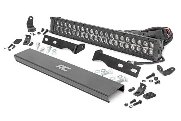 Rough Country - Rough Country LED Bumper Kit 20 in. Black Series w/Cool White DRL  -  70773DRL - Image 1