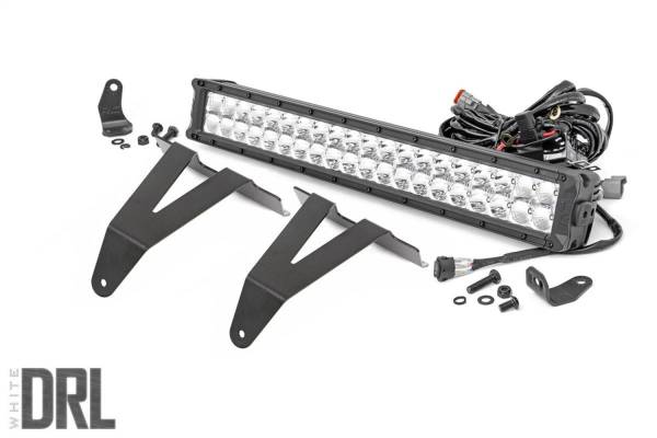 Rough Country - Rough Country Hidden Bumper Chrome Series LED Light Bar Kit  -  70780 - Image 1