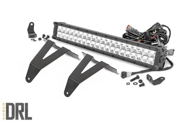 Rough Country - Rough Country Hidden Bumper Chrome Series LED Light Bar Kit  -  70781 - Image 1