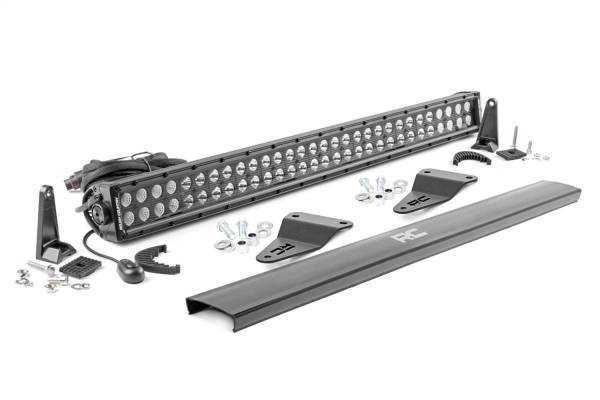 Rough Country - Rough Country Hidden Bumper Black Series LED Light Bar Kit  -  70786 - Image 1