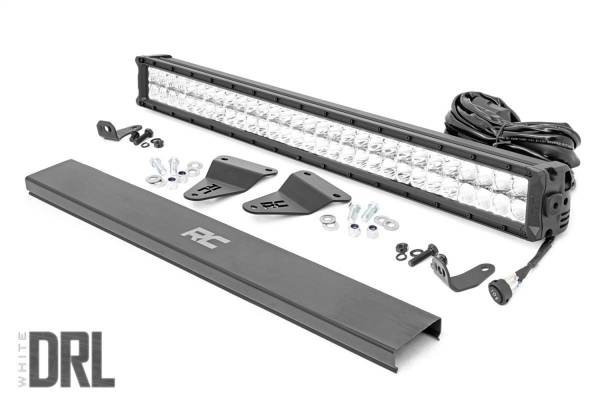 Rough Country - Rough Country Hidden Bumper Chrome Series LED Light Bar Kit  -  70788 - Image 1