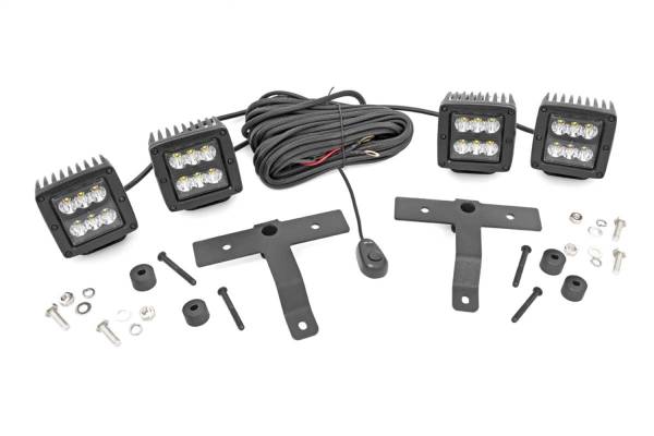 Rough Country - Rough Country LED Light Pod Kit Black Series  -  70822 - Image 1