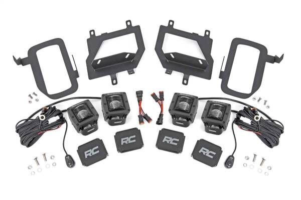 Rough Country - Rough Country Black Series LED Fog Light Kit  -  70831 - Image 1