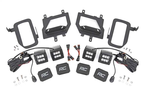 Rough Country - Rough Country Black Series LED Fog Light Kit  -  70832 - Image 1
