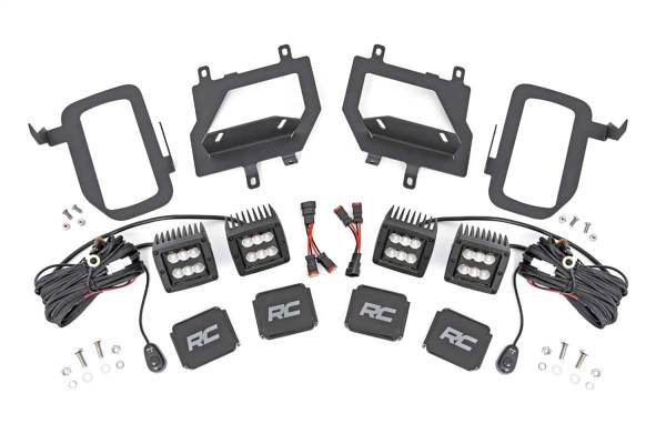 Rough Country - Rough Country Black Series LED Fog Light Kit  -  70833 - Image 1