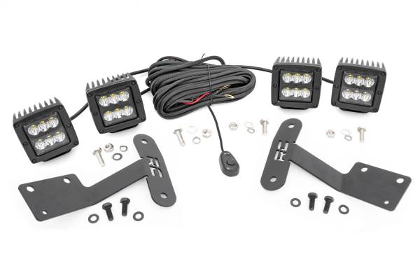 Rough Country - Rough Country LED Lower Windshield Ditch Kit  -  70835 - Image 1