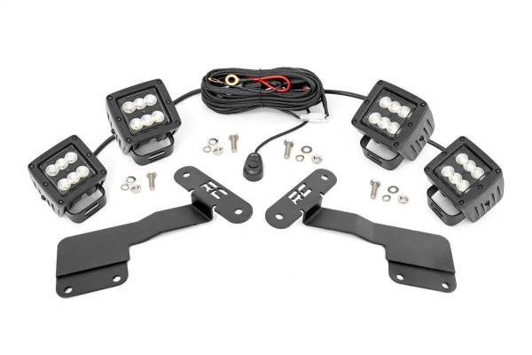Rough Country - Rough Country LED Lower Windshield Ditch Kit  -  70852 - Image 1
