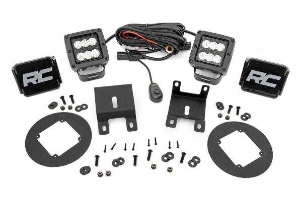 Rough Country - Rough Country Black Series LED Fog Light Kit  -  70889 - Image 1