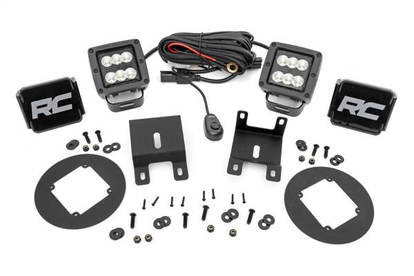 Rough Country - Rough Country Black Series LED Fog Light Kit  -  70890 - Image 1