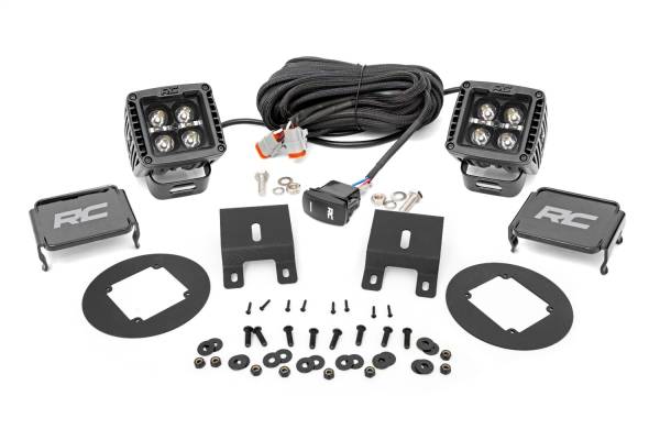 Rough Country - Rough Country Black Series LED Fog Light Kit  -  70892 - Image 1