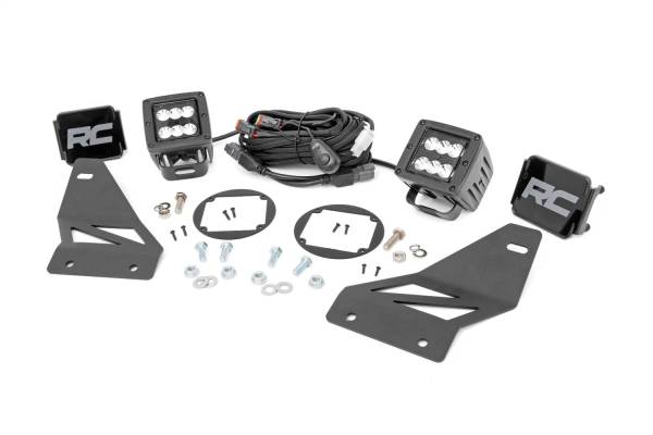 Rough Country - Rough Country Black Series LED Fog Light Kit  -  71023 - Image 1