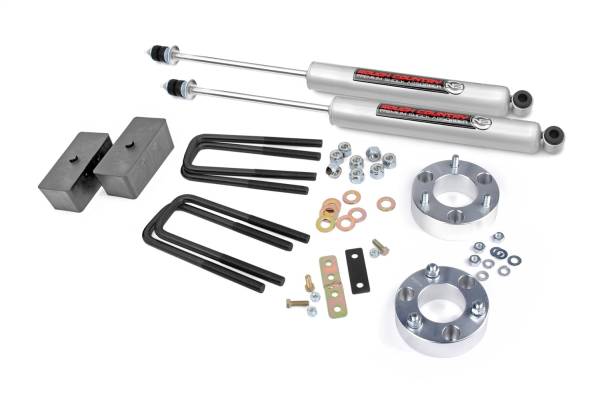 Rough Country - Rough Country Suspension Lift Kit w/Shocks 2.5 in. Lift Incl. Front Upper Strut Ext.  -  75030 - Image 1