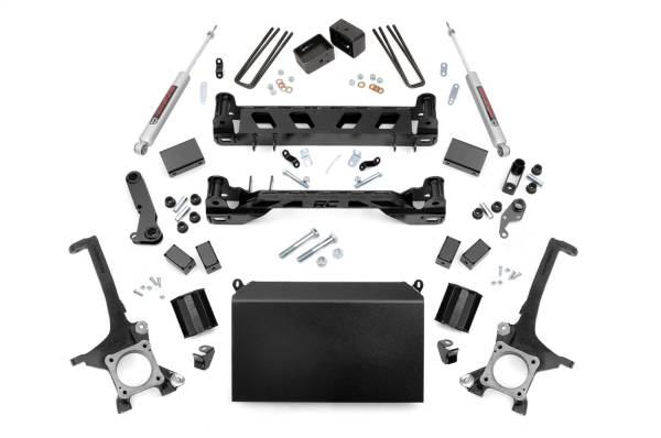 Rough Country - Rough Country Suspension Lift Kit w/Shocks 4 in. Lift Incl. Strut Spacers Rear N3 Shocks  -  75130 - Image 1