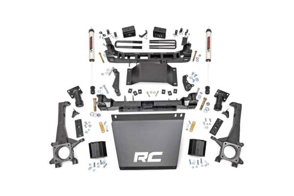 Rough Country - Rough Country Suspension Lift Kit w/Shocks 4 in. Lift V2 Shocks  -  75770 - Image 1