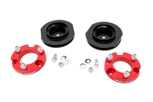 Rough Country - Rough Country Suspension Lift Kit 2 in. Lift Kit Easy Bolt-On Installation Red  -  763RED - Image 1