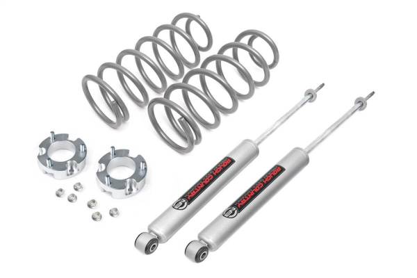 Rough Country - Rough Country Suspension Lift Kit w/Shocks 3 in. Lift Incl. Strut Extensions Hardware Rear Lifted Coil Springs Rear Premium N3 Shocks  -  77130 - Image 1