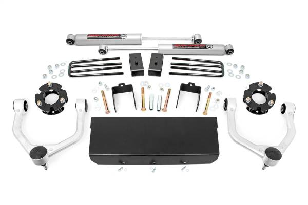 Rough Country - Rough Country Suspension Lift Kit 3 in. Lift Incl. Front Upper Control Arms  -  83630 - Image 1