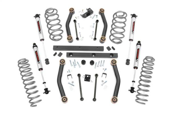 Rough Country - Rough Country Suspension Lift Kit w/Shocks 4 in. Lift Incl. Lifted Coil Springs  -  90777 - Image 1