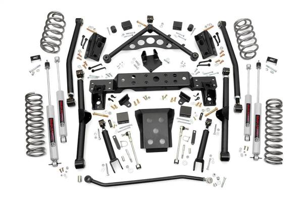 Rough Country - Rough Country X-Series Long Arm Suspension Lift Kit w/Shocks 4 in. Lift  -  90820 - Image 1