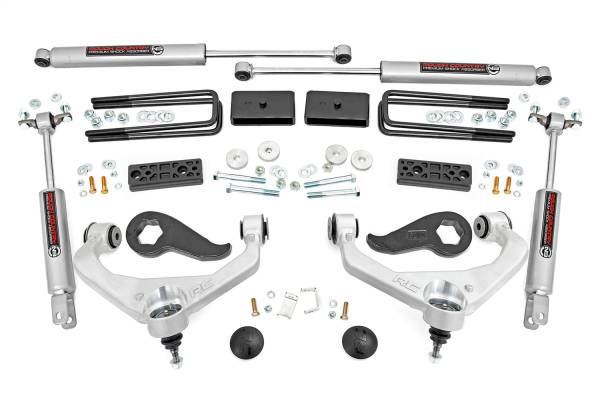 Rough Country - Rough Country Suspension Lift Kit w/Shocks 3 in. Lift  -  95830 - Image 1