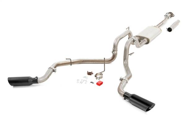 Rough Country - Rough Country Performance Exhaust System Dual Outlet Polished Stainless Steel  -  96006 - Image 1