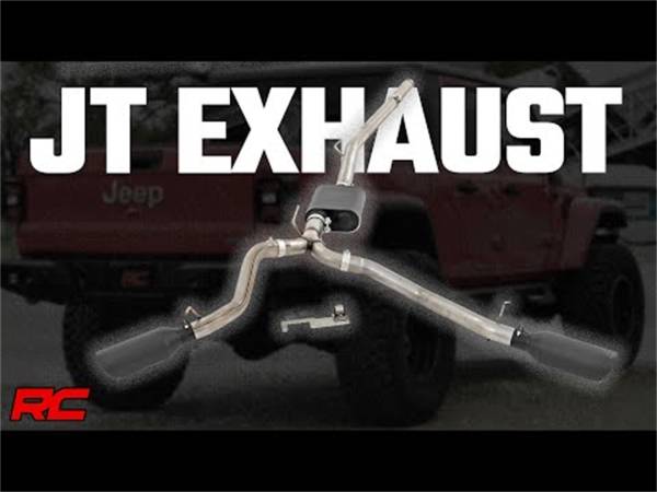 Rough Country - Rough Country Exhaust System Dual Cat-Back, Fits 3.6L  -  96015 - Image 1