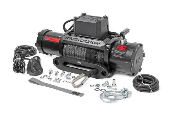 Rough Country - Rough Country Pro Series Winch 12000 lb. Capacity Synthetic Rope  -  PRO12000S - Image 1
