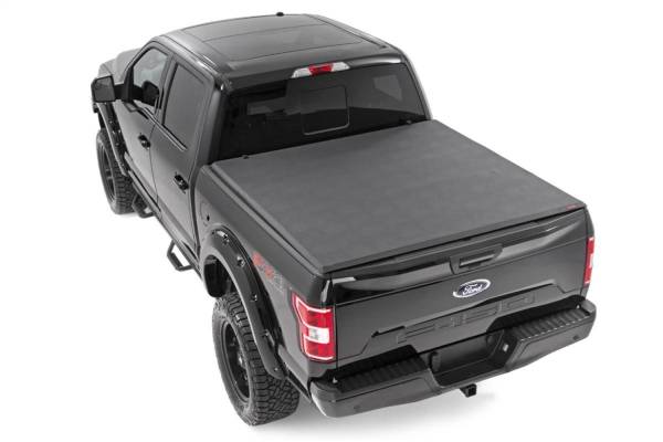 Rough Country - Rough Country Soft Tri-Fold Tonneau Bed Cover  -  RC44521550 - Image 1