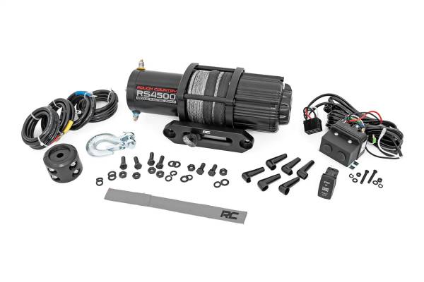 Rough Country - Rough Country Electric Winch w/Synthetic Rope For UTV/ATV  -  RS4500S - Image 1