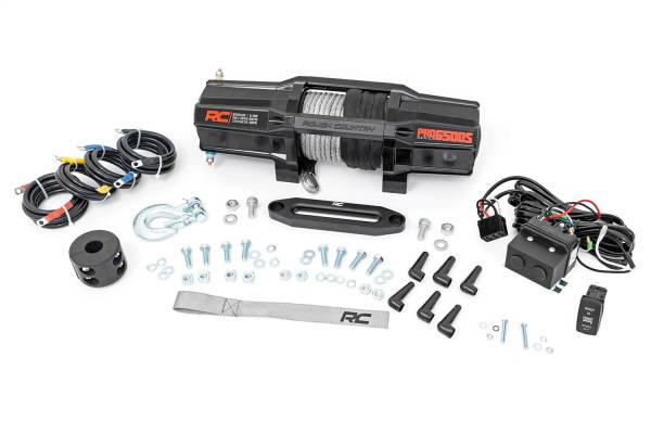 Rough Country - Rough Country Electric Winch 6500LB For UTV Synthetic Rope  -  RS6500S - Image 1