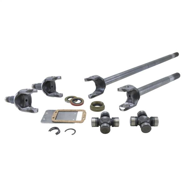 Yukon Gear - Yukon Gear Yukon Chromoly Front Axle Kit Dana 30 Both Sides 27 Spline 1310 U-Joints  -  YA W24110 - Image 1