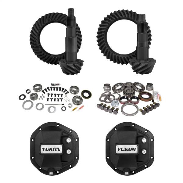 Yukon Gear - Yukon Gear Yukon Stage 2 Re-Gear Kit upgrades front and rear diffs incl diff covers  -  YGK015STG2 - Image 1