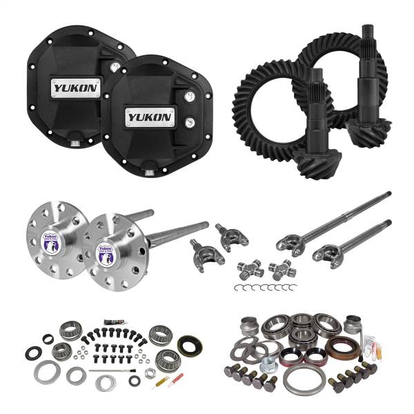 Yukon Gear - Yukon Gear Stage 4 Re-Gear Kit upgrades front/rear diffs 24 spl incl covers/fr/rr axles  -  YGK015STG4 - Image 1