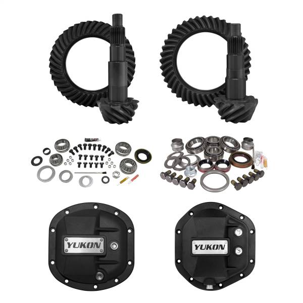 Yukon Gear - Yukon Gear Yukon Stage 2 Re-Gear Kit upgrades front and rear diffs incl diff covers  -  YGK055STG2 - Image 1