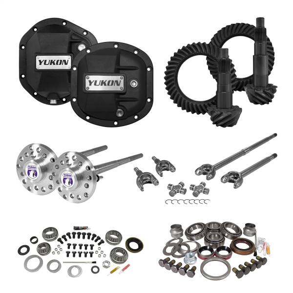 Yukon Gear - Yukon Gear Stage 4 Re-Gear Kit upgrades front/rear diffs 24 spl incl covers/fr/rr axles  -  YGK055STG4 - Image 1