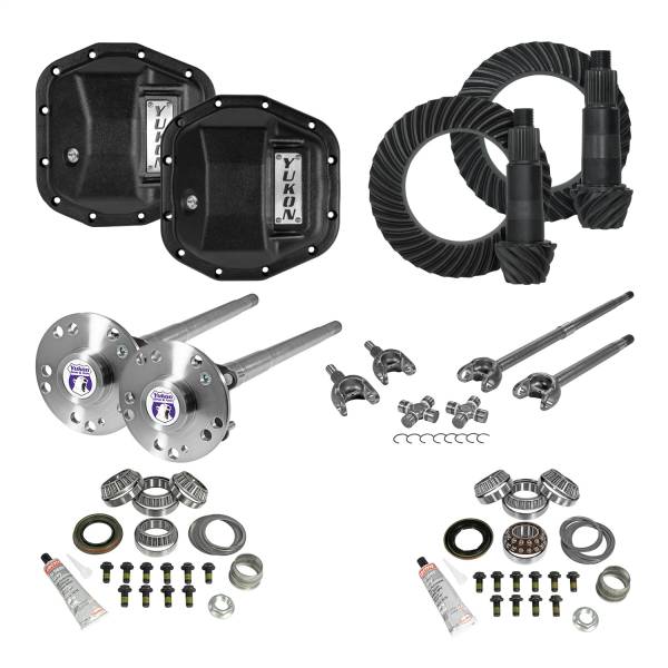 Yukon Gear - Yukon Gear Stage 4 Re-Gear Kit upgrades front/rear diffs 28 spl incl covers/fr/rr axles  -  YGK065STG4 - Image 1