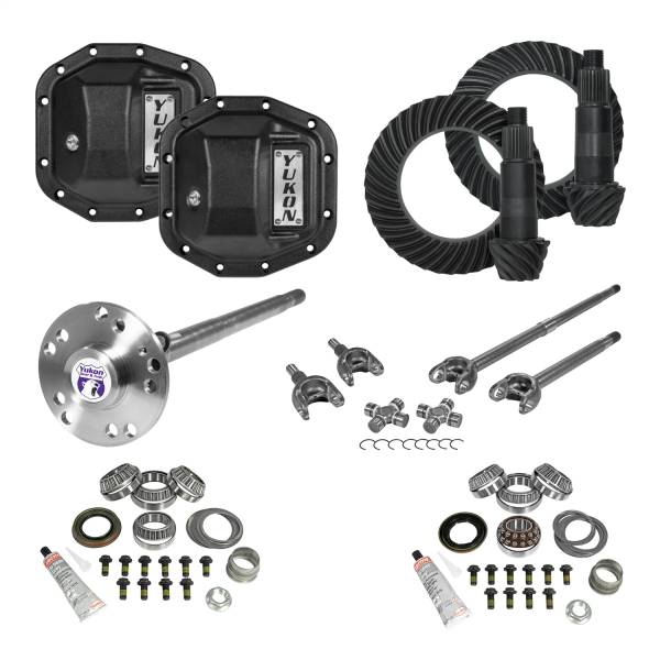 Yukon Gear - Yukon Gear Stage 4 Re-Gear Kit upgrades front/rear diffs 24 spl incl covers/fr/rr axles  -  YGK071STG4 - Image 1