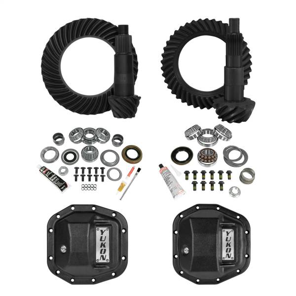 Yukon Gear - Yukon Gear Yukon Stage 2 Re-Gear Kit upgrades front and rear diffs incl diff covers  -  YGK076STG2 - Image 1