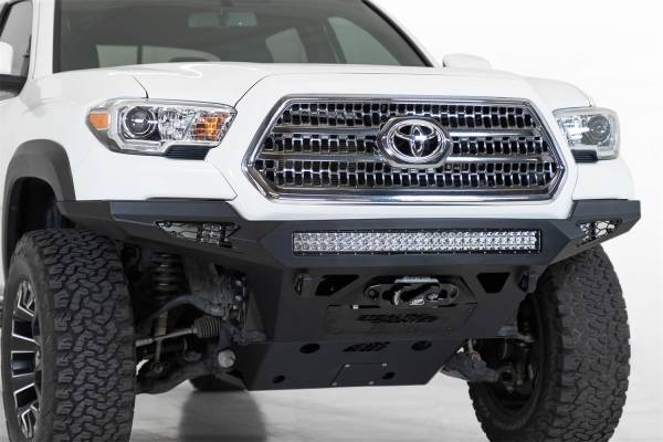 Addictive Desert Designs - Addictive Desert Designs Stealth Fighter Front Bumper Black Powder Coated Light Mount  -  F681202200103 - Image 1