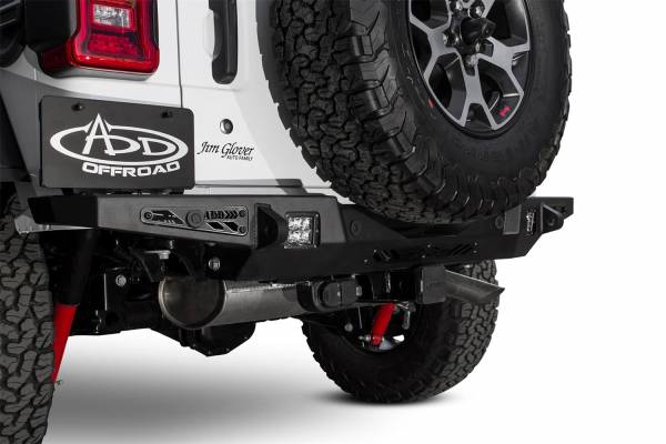 Addictive Desert Designs - Addictive Desert Designs Stealth Fighter Rear Bumper Black Powdercoat Drop Center  -  R961321280103 - Image 1